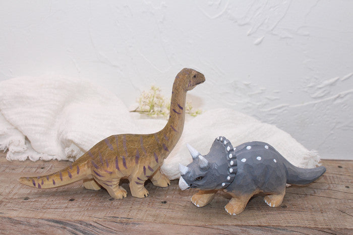 Dinosaurier Figuren Holz - Fantasievolles Lernen & Spielen