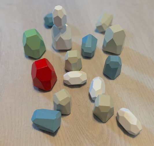 Kinder Balanciersteine aus Holz