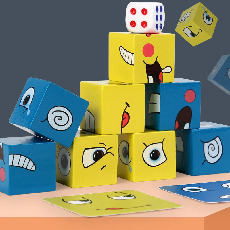 Neue 3D Montessori Geometrie Puzzles Gebäude Block