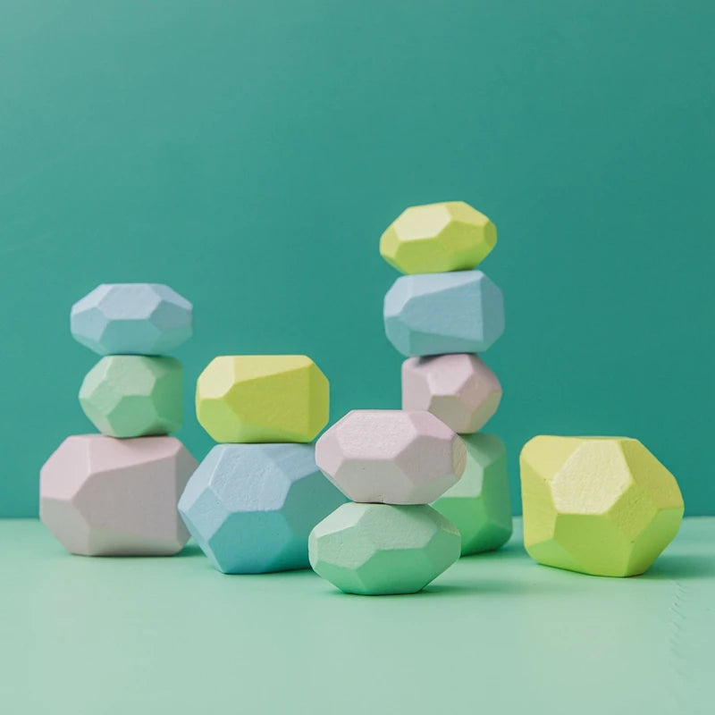 Stapelsteine Balanciersteine für Kinder Montessori Lernspielzeug