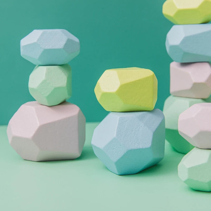 Stapelsteine Balanciersteine für Kinder Montessori Lernspielzeug