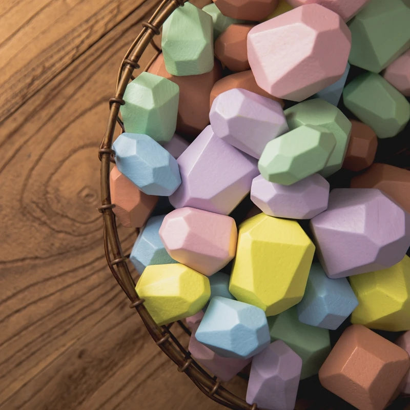 Stapelsteine Balanciersteine für Kinder Montessori Lernspielzeug