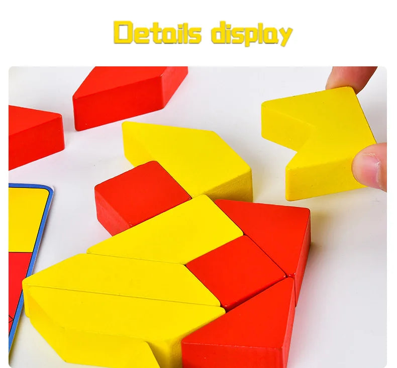 Neue 3D Montessori Geometrie Puzzles Gebäude Block
