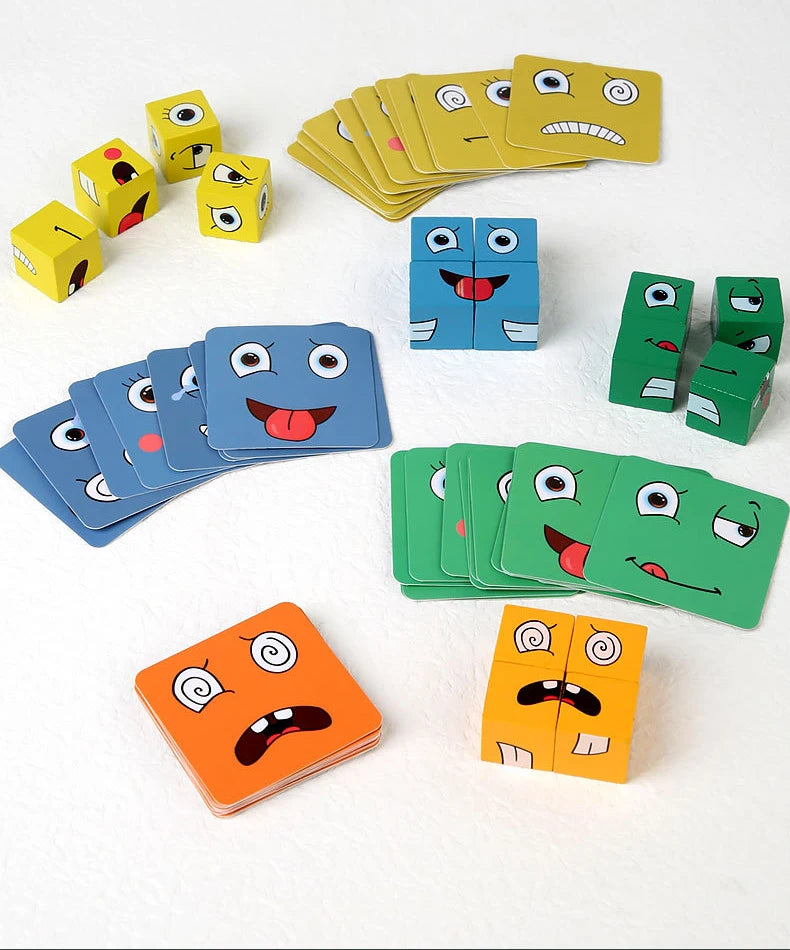 Neue 3D Montessori Geometrie Puzzles Gebäude Block