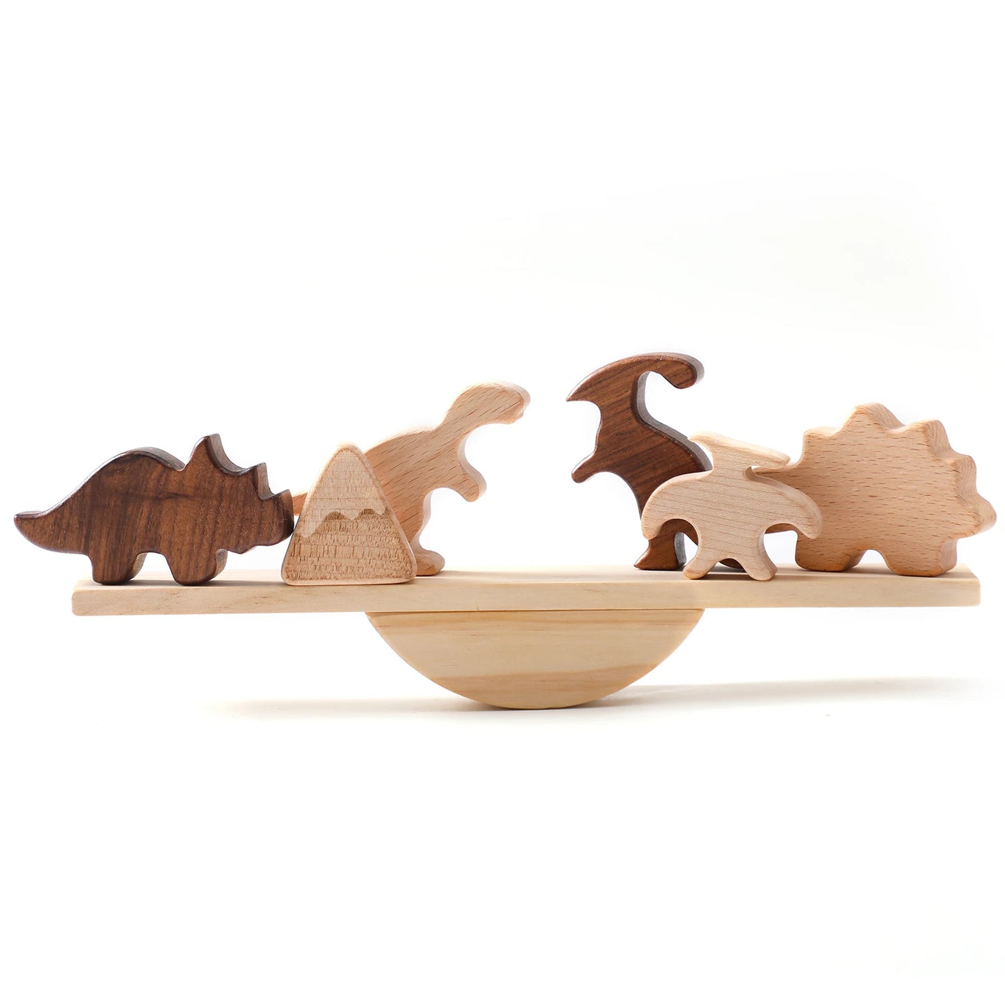 Montessori Tier-Fädenspielzeug – Holz Stapelspielzeug für Gleichgewicht und Kreativität