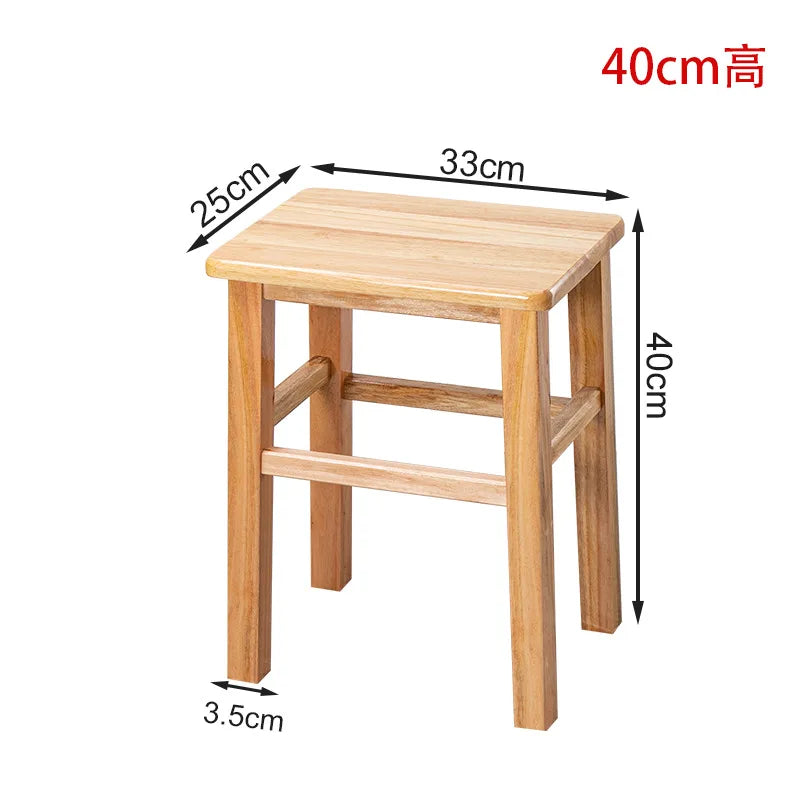 Massivholz kleiner Hocker Log einfacher niedriger Hocker Kinder kleiner Holz hocker nach Hause kleine Bank Schuh hocker Couch tisch runder Hocker