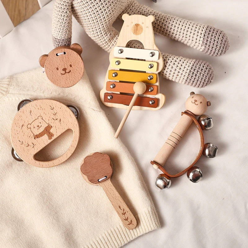 Kinder Holz Montessori Musikinstrumente - Frühe Pädagogische Entwicklung