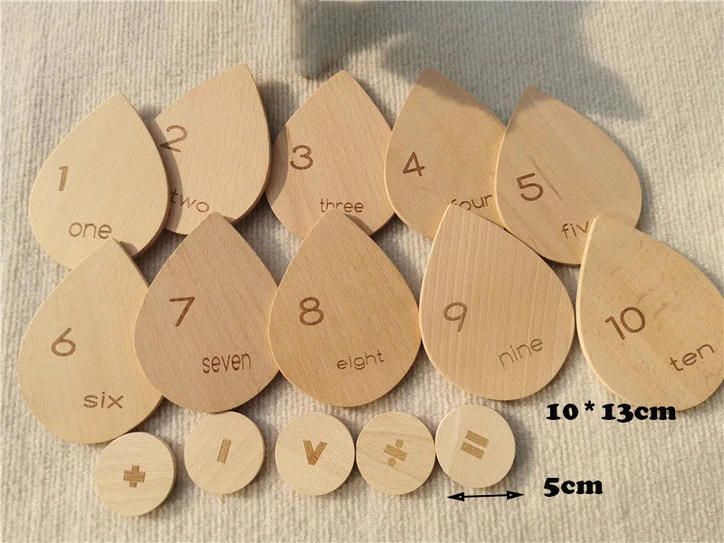 Wooden Montessori Toys Flowers Trees Mushroom Sensory SortingTrays Beehives Ladybug For Kids Open-ended Play