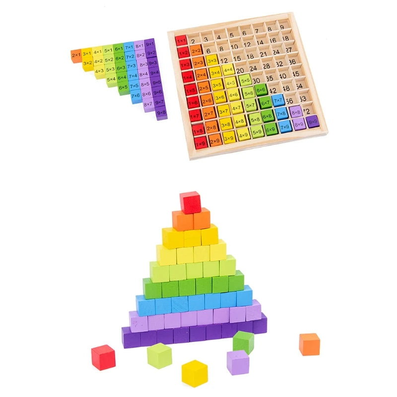 Montessori Pädagogisches Holz Mathe Spielzeug Für Kinder Kinder Baby Spielzeug 99 Multiplikation Tabelle Mathematik Arithmetik Lehrmittel