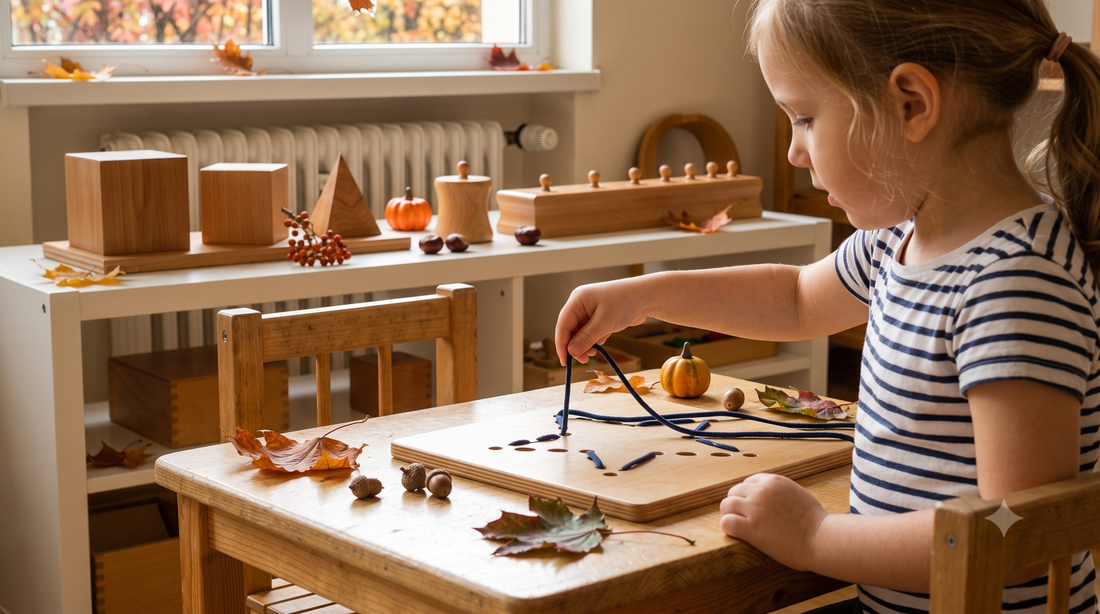 Montessori-Ideen bei Regen: Sinnvolle Beschäftigung drinnen