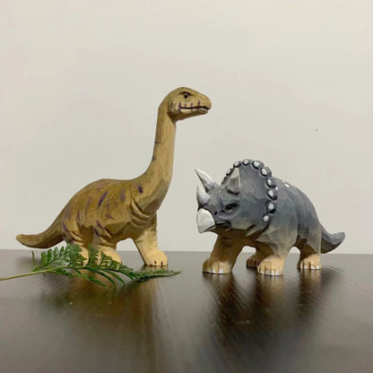 Dinosaurier Figuren Holz - Fantasievolles Lernen & Spielen