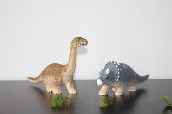Dinosaurier Figuren Holz - Fantasievolles Lernen & Spielen