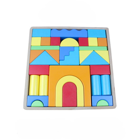 Holzbaustein-Spielzeug – Klassisches Bauspiel für Kinder