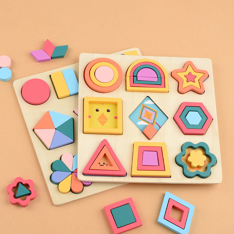 Geometrisches Formen-Lernspiel für Kinder – Spielerische Förderung von Wahrnehmung & Denken