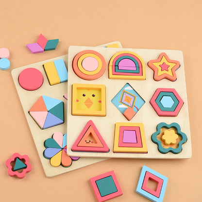 Geometrisches Formen-Lernspiel für Kinder – Spielerische Förderung von Wahrnehmung & Denken