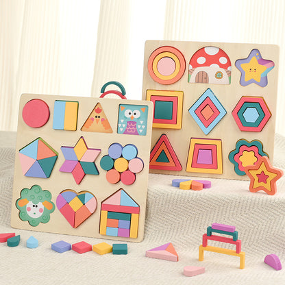 Geometrisches Formen-Lernspiel für Kinder – Spielerische Förderung von Wahrnehmung & Denken