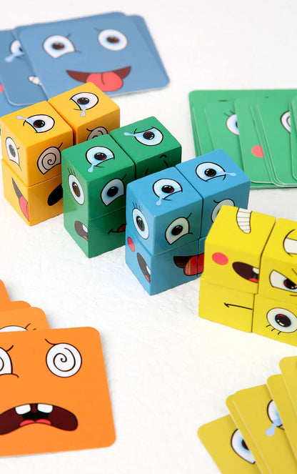 Neue 3D Montessori Geometrie Puzzles Gebäude Block