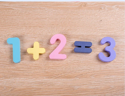 Wooden Numbers Letters Alphabet Shape Enlightenment Education Cognitive 3D Grab Board Puzzle For Baby Preschool Toys