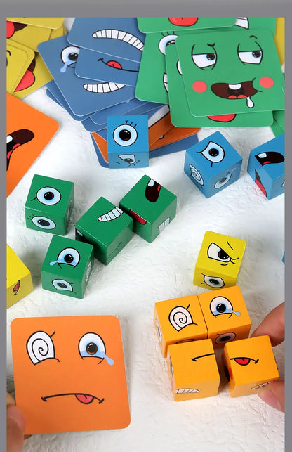 Neue 3D Montessori Geometrie Puzzles Gebäude Block