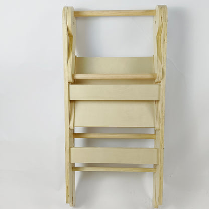 Montessori Lernturm aus Holz - Sicherer Tritt für kleine Entdecker