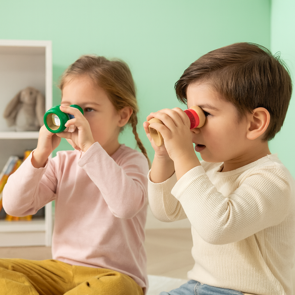 Montessori Entdecker Set Für Kinder: Kamera & Kaleidoskop