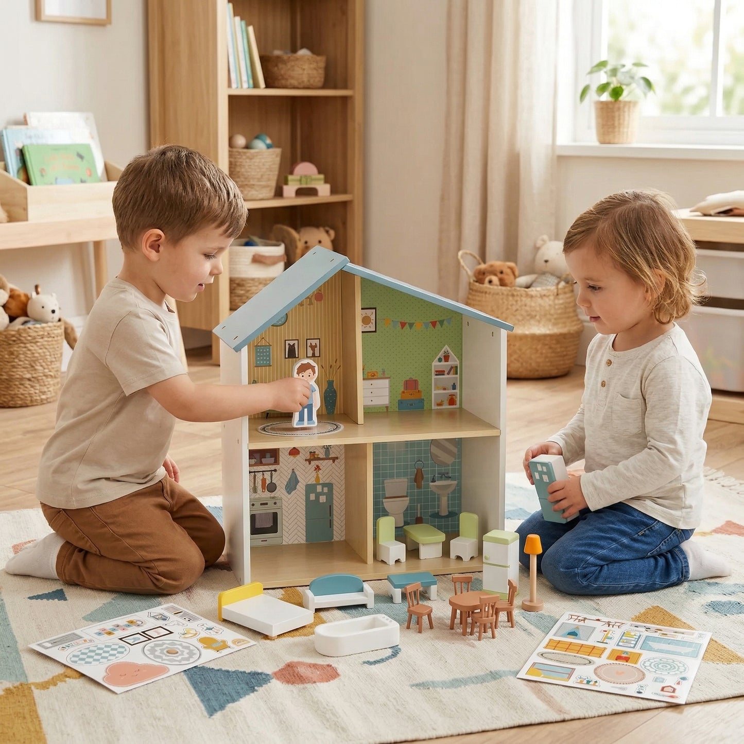 Puppenhaus für Kinder – Kreatives Spielzeug für fantasievolle Abenteuer