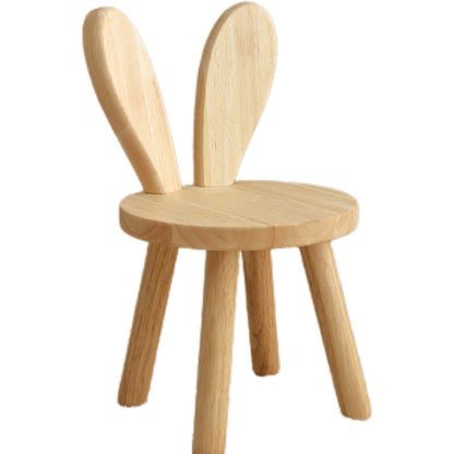 2er Set: Montessori Hasenohr-Kinderstuhl – Ergonomischer Holzstuhl fürs Kinderzimmer