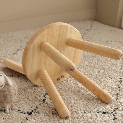 2er Set: Montessori Hasenohr-Kinderstuhl – Ergonomischer Holzstuhl fürs Kinderzimmer