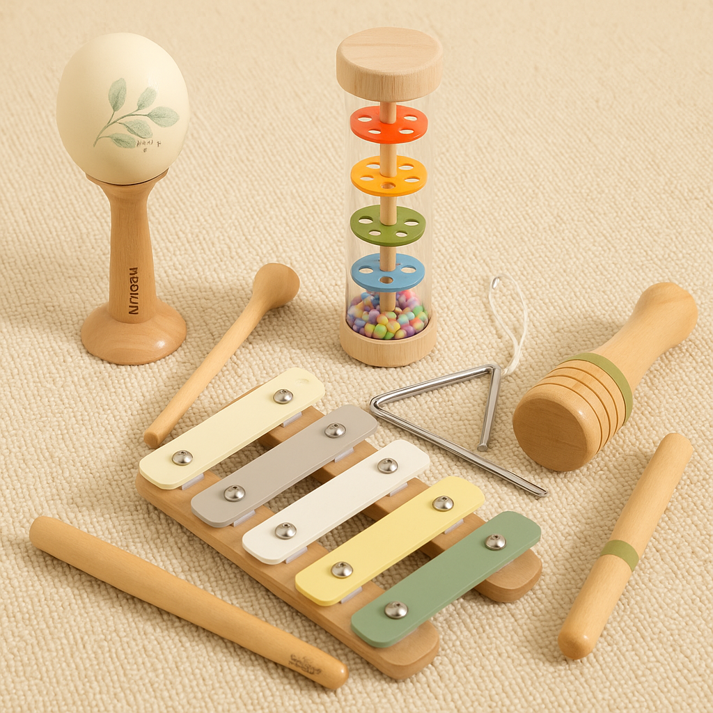 Klangwelt Starter-Set für Kinder ab 2 Jahre (2-in-1  Instrumente Set)