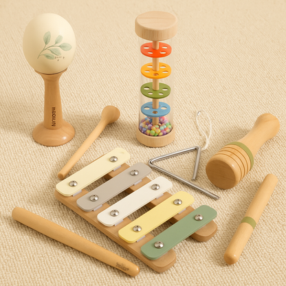 Klangwelt Starter-Set für Kinder ab 2 Jahre (2-in-1  Instrumente Set)