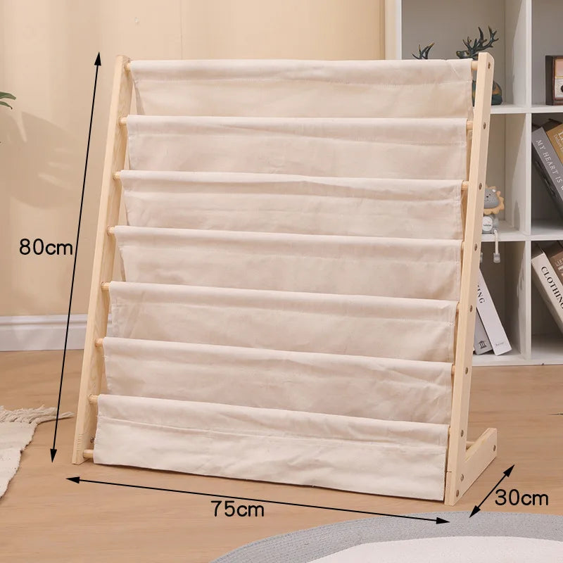 Hause Multitier Massivholz Lesen Bücherregal Abnehmbare Boden Lagerung Bücherregal Kinder Bilderbuch Organizer Lagerung Bücherregal