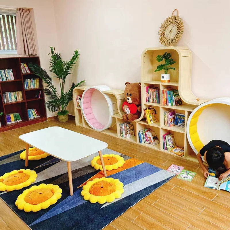 Benutzerdefinierte Baumhaus Dekoration Montessori Kinderzimmer Möbel Holz Lernen Ecke Bereich Versorgung Vorschulmöbel