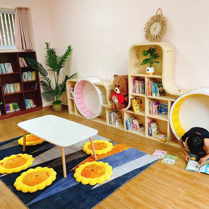 Benutzerdefinierte Baumhaus Dekoration Montessori Kinderzimmer Möbel Holz Lernen Ecke Bereich Versorgung Vorschulmöbel