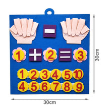 Lade das Bild in den Galerie-Viewer, Toddler Montessori Toys Felt Finger Numbers Math Toy Children Counting Early Education Learning Game For Kids Intelligence
