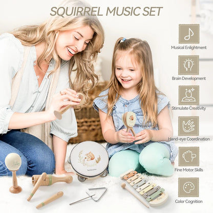 Musikinstrumente - Montessori Musik für Babys ab 3 Monate