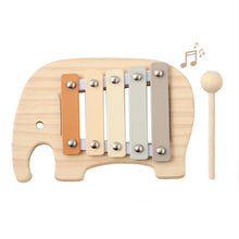 Lade das Bild in den Galerie-Viewer, Kinder Holz Montessori Musikinstrumente - Rassel Glocke Trommel Xylophon Percussion für Baby Frühe Pädagogische Entwicklung
