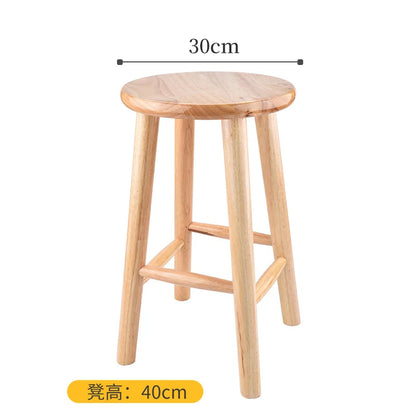 Massivholz kleiner Hocker Log einfacher niedriger Hocker Kinder kleiner Holz hocker nach Hause kleine Bank Schuh hocker Couch tisch runder Hocker