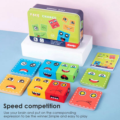 Neue 3D Montessori Geometrie Puzzles Gebäude Block