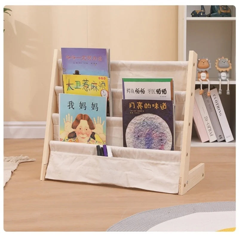 Hause Multitier Massivholz Lesen Bücherregal Abnehmbare Boden Lagerung Bücherregal Kinder Bilderbuch Organizer Lagerung Bücherregal