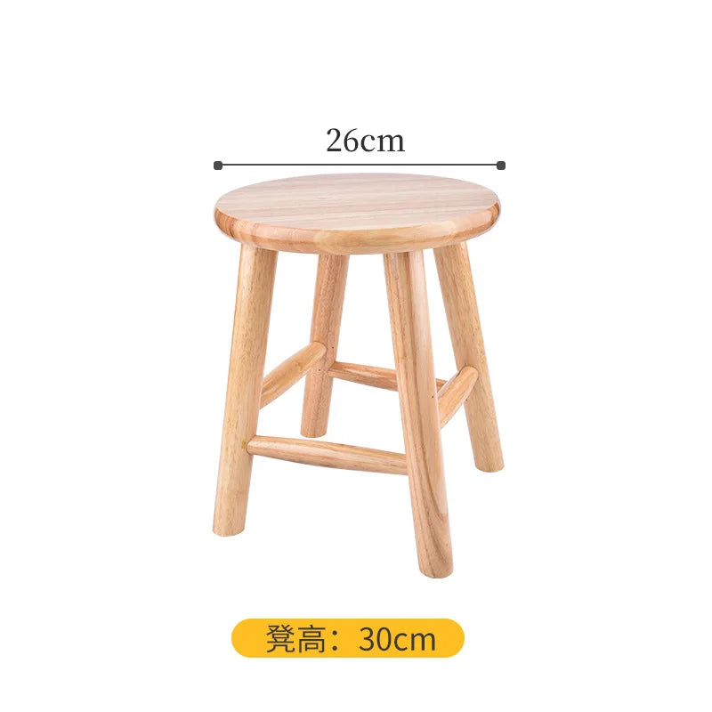 Massivholz kleiner Hocker Log einfacher niedriger Hocker Kinder kleiner Holz hocker nach Hause kleine Bank Schuh hocker Couch tisch runder Hocker