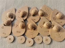 Lade das Bild in den Galerie-Viewer, Wooden Montessori Toys Flowers Trees Mushroom Sensory SortingTrays Beehives Ladybug For Kids Open-ended Play
