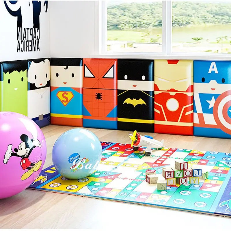 Cartoon Kinderzimmer Bett Kopfteil Junge Schlafzimmer möbel Antik ollision Wand paneele Cabecero Cama Kopfteil Tete de Lit