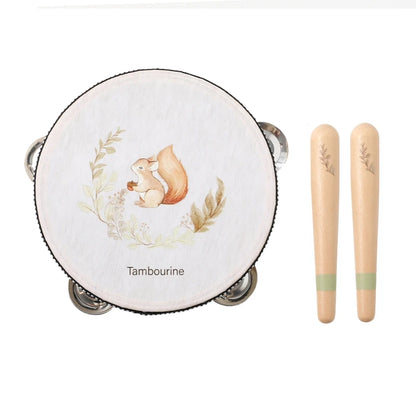 Montessori-Musikinstrumente aus Holz für Babys, Xylophon, Rassel, Trommel, Musikaufhaltung, Lernspielzeug, Weihnachtsgeschenk