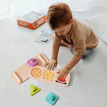 Lade das Bild in den Galerie-Viewer, Baby Montessori Toys Wooden Busy Board Sorting Stacking Fruit Blocks 1 Year Children Puzzle Sensor Early Educational Toy Gift
