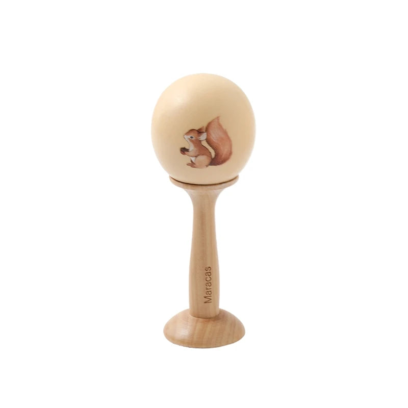 Montessori-Musikinstrumente aus Holz für Babys, Xylophon, Rassel, Trommel, Musikaufhaltung, Lernspielzeug, Weihnachtsgeschenk