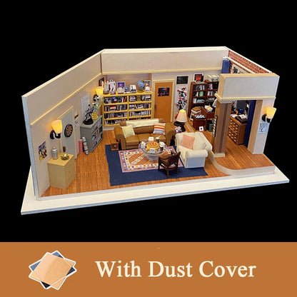 DIY Monicas Apartment - Puppenhäuser aus Holz im Miniatur inkl. Möbel