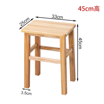 Massivholz kleiner Hocker Log einfacher niedriger Hocker Kinder kleiner Holz hocker nach Hause kleine Bank Schuh hocker Couch tisch runder Hocker