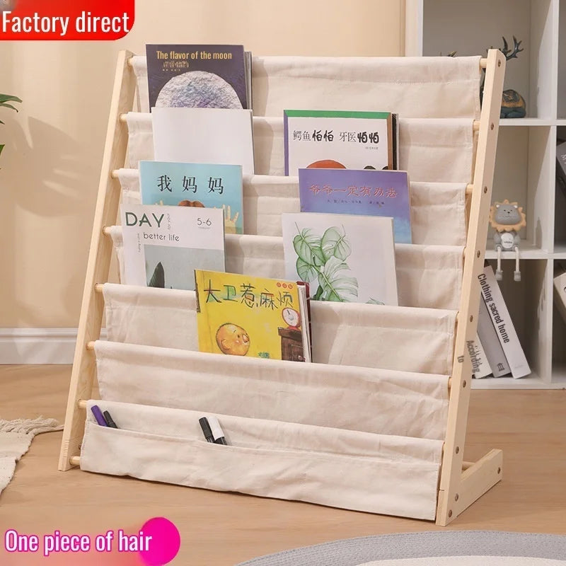 Hause Multitier Massivholz Lesen Bücherregal Abnehmbare Boden Lagerung Bücherregal Kinder Bilderbuch Organizer Lagerung Bücherregal