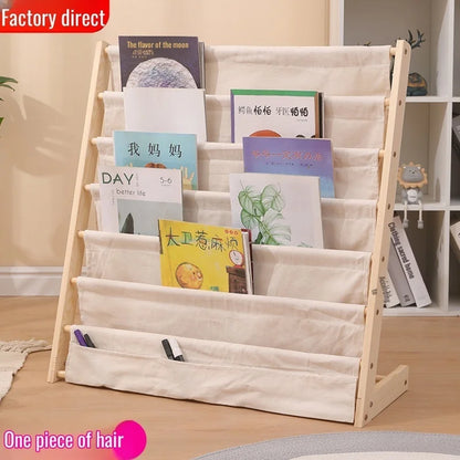Hause Multitier Massivholz Lesen Bücherregal Abnehmbare Boden Lagerung Bücherregal Kinder Bilderbuch Organizer Lagerung Bücherregal