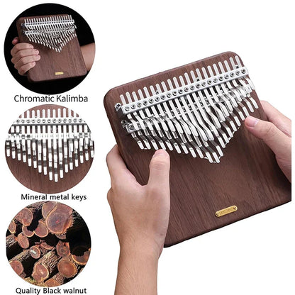 LINGTING Chromatische Kalimba 34 42 Tasten C Note Tragbare Daumenklavier Musiktastatur Professionelle Kalimba Musikinstrumente Geschenke